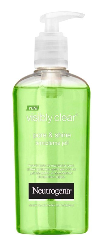 Neutrogena Visibly Clear Pore Alkolsüz Yağlı Ciltler Su Bazlı Yüz Temizleme Jeli 200 ml