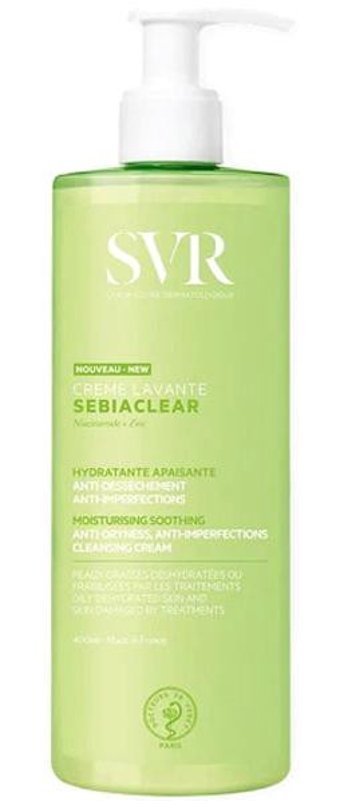 Svr Sebiaclear Cleansing Alkolsüz Tüm Ciltler Su Bazlı Yüz Temizleme Kremi 400 ml