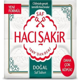 Hacı Şakir Doğal Organik Katı Sabun 4x200 gr