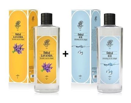 Rebul Ice-Lavanta Cam Şişe Kolonya 2x270 ml