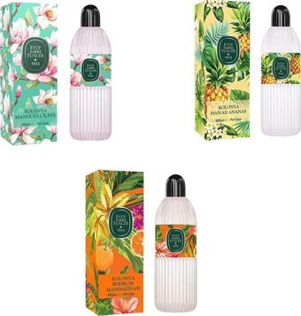 Eyüp Sabri Tuncer Bodrum Mandalinası-Manolya Çiçeği-Hawaii Pet Kolonya 3x400 ml