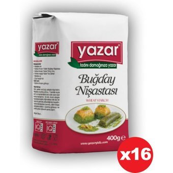 Yazar Buğday Nişastası 16x400 gr