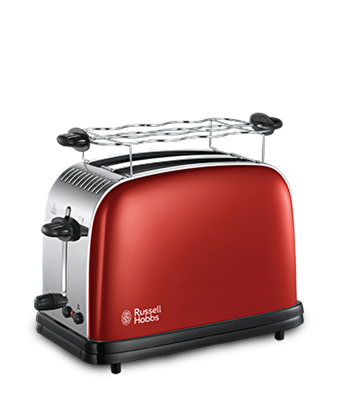 Russell Hobbs 23330-56 2 Dilim Kırıntı Tepsili Telli 1200 W Kırmızı Mini Ekmek Kızartma Makinesi