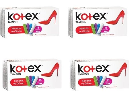 Kotex Normal Tampon 4x16'lı