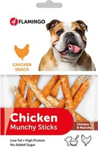 Flamingo Munchy Sticks Tavuk Tüm Irklar Yetişkin Ödül Maması 80 gr