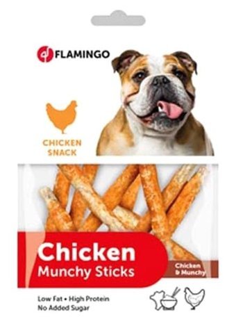 Flamingo Munchy Sticks Tavuk Tüm Irklar Yetişkin Ödül Maması 80 gr