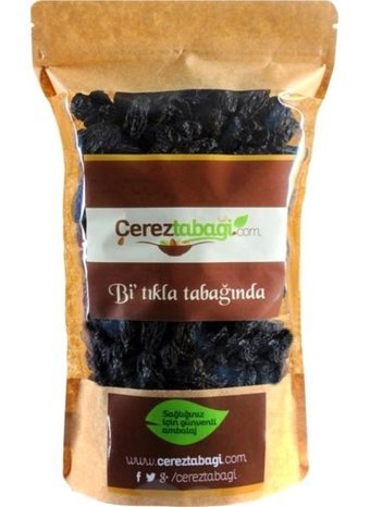 Çerez Tabağı Şekersiz Siyah Üzüm 500 gr