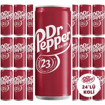 Dr. Pepper Sade Gazoz 24x330 ml