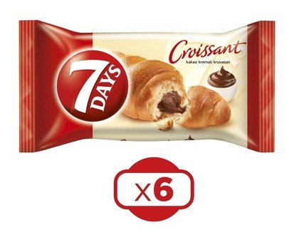 7Days Çikolatalı Kruvasan 6x60 gr