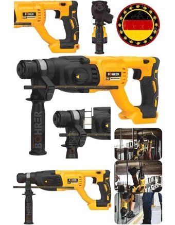 Böhrer HB0192T 1050 W 5000 darbe/dk 2.9 kg Akülü Şarjlı Kırıcı Delici Matkap