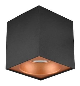 Nevo G10 Metal Kare Sıva Üstü Led Spot Siyah