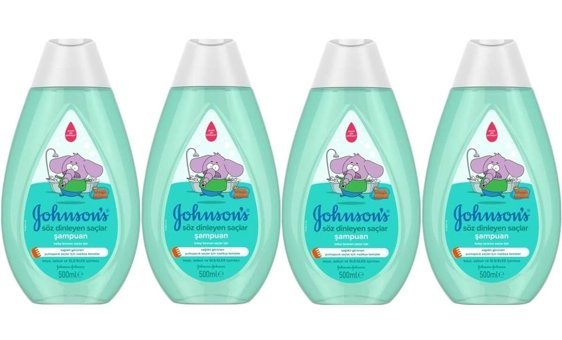 Johnson's Baby Kral Şakir Göz Yakmayan Hipoalerjenik Yenidoğan Hassas Ciltler için Bebek Şampuanı 4x500 ml