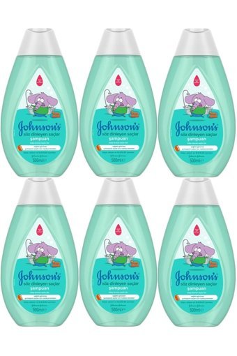 Johnson's Baby Kral Şakir Göz Yakmayan Hipoalerjenik Yenidoğan Normal Ciltler için Bebek Şampuanı 6x500 ml