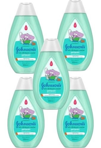 Johnson's Baby Kral Şakir Göz Yakmayan Hipoalerjenik Hassas Ciltler için Bebek Şampuanı 5x500 ml