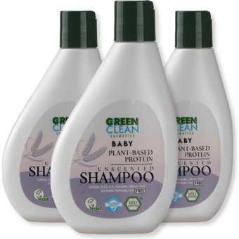 Green Clean Bebek Konak Önleyici Hipoalerjenik Tüm Ciltler için Bebek Şampuanı 3x 275 ml