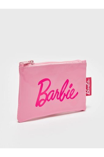 Lc Waikiki Barbie Baskılı Pembe Makyaj Çantası
