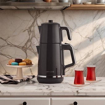 Aryıldız Tea Style Çay Makinesi - Antrasit