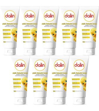 Dalin Parfümsüz Parabensiz Pişik Kremi 9x100 ml
