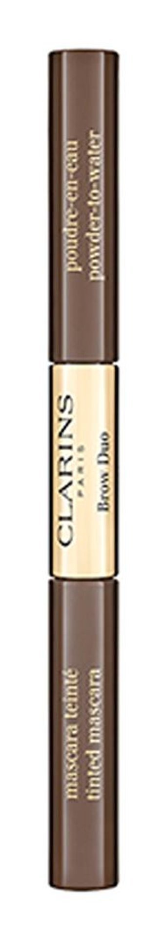 Clarins 04 Çift Taraflı Fırçalı Kaş Kalemi Kahverengi