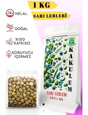 Kakulem Çifte Kavrulmuş Sarı Leblebi 1 kg