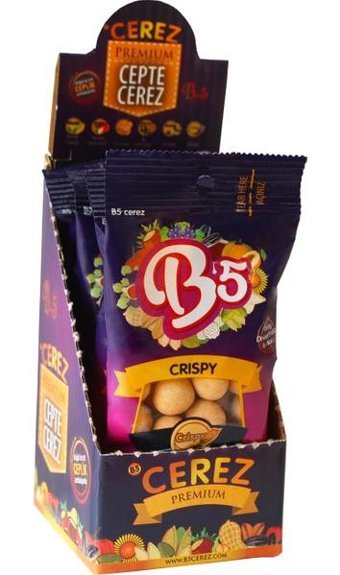 B5 Çerez Crispy Tuzlu Cips Soslu Renkli Leblebi 4x30 gr