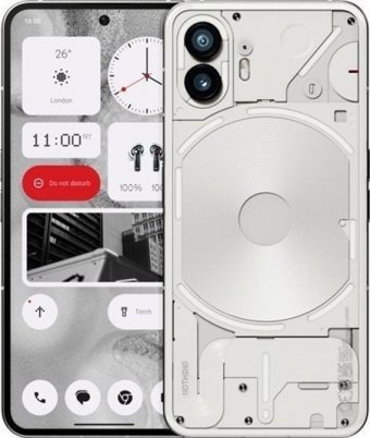 Nothing Phone 2 256 GB Hafıza 12 GB Ram 6.7 inç 50 MP Çift Hatlı AMOLED Ekran Android Akıllı Cep Telefonu Beyaz