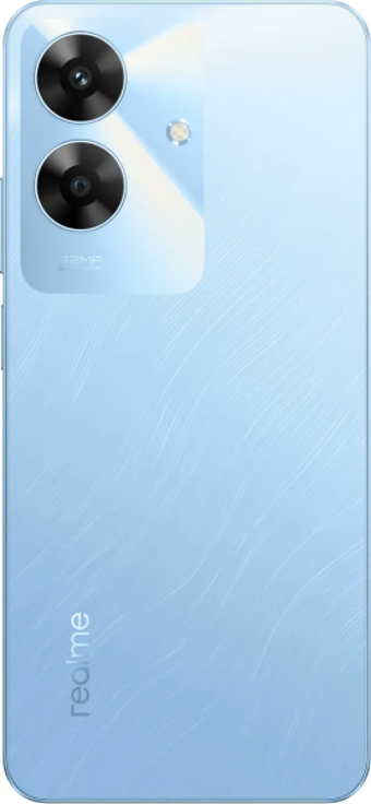 Realme Note 60 128 GB Hafıza 4 GB Ram 6.74 inç 32 MP Çift Hatlı IPS LCD Ekran Android Akıllı Cep Telefonu Mavi