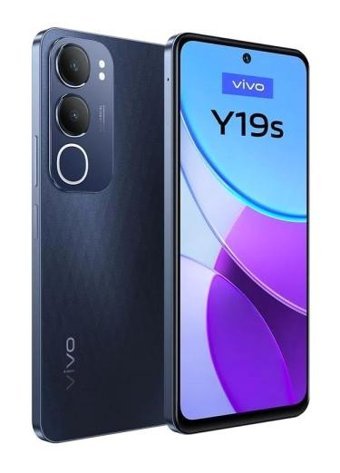Vivo Y19s 128 GB Hafıza 4 GB Ram 6.68 inç 50 MP Çift Hatlı IPS LCD Ekran Android Akıllı Cep Telefonu Siyah