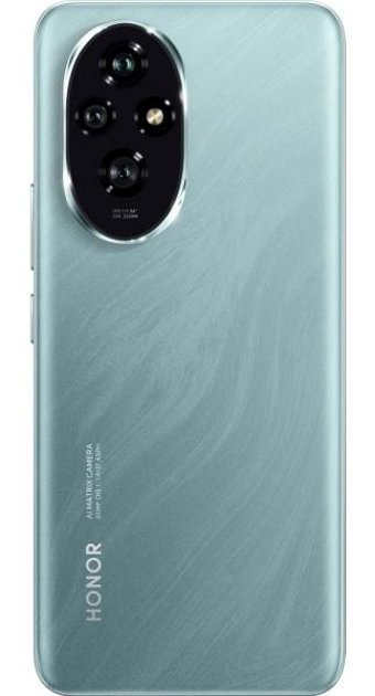 Honor 200 256 GB Hafıza 8 GB Ram 6.7 inç 50 MP Çift Hatlı AMOLED Ekran Android Akıllı Cep Telefonu Yeşil