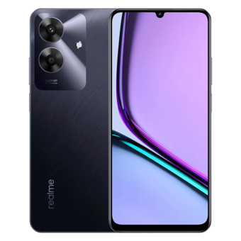 Realme Note 60 128 GB Hafıza 4 GB Ram 6.74 inç 32 MP Çift Hatlı IPS LCD Ekran Android Akıllı Cep Telefonu Siyah