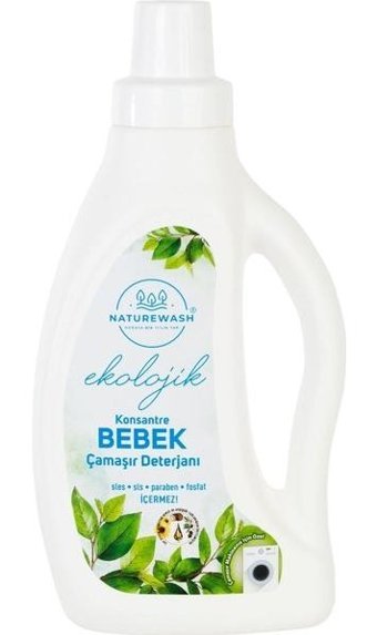Naturewash Organik Hipoalerjenik Bitkisel 1 lt Sıvı Çamaşır Deterjan