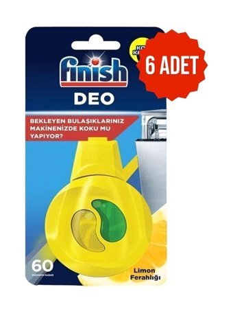 Finish Limon Ferahlığı Bulaşık Makinesi Kokusu 6'lı