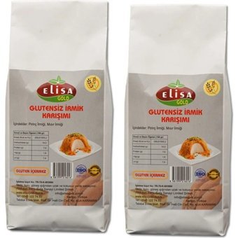 Elisa Gold Glutensiz Mısır-Pirinç İrmiği 2x500 gr