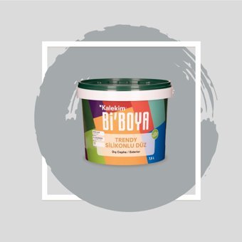 Bi'Boya 4181 Silikonlu Akrilik Su Bazlı Dış Cephe Boyası 7.5 lt