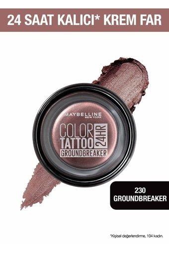 Maybelline New York 230 Groundbreaker Krem Işıltılı Tekli Far Kahverengi