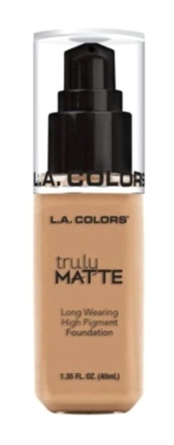 L.a Colors Truly Matte Soft Beige Güneş Koruyuculu Likit Şişe Fondöten