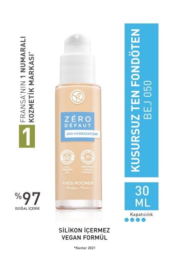 Yves Rocher Zero Defaut 050 Bej Serum Tüp Fondöten 30 ml