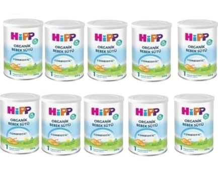 Hipp Yenidoğan Glutensiz Organik Probiyotikli 1 Numara Bebek Sütü 10x350 gr