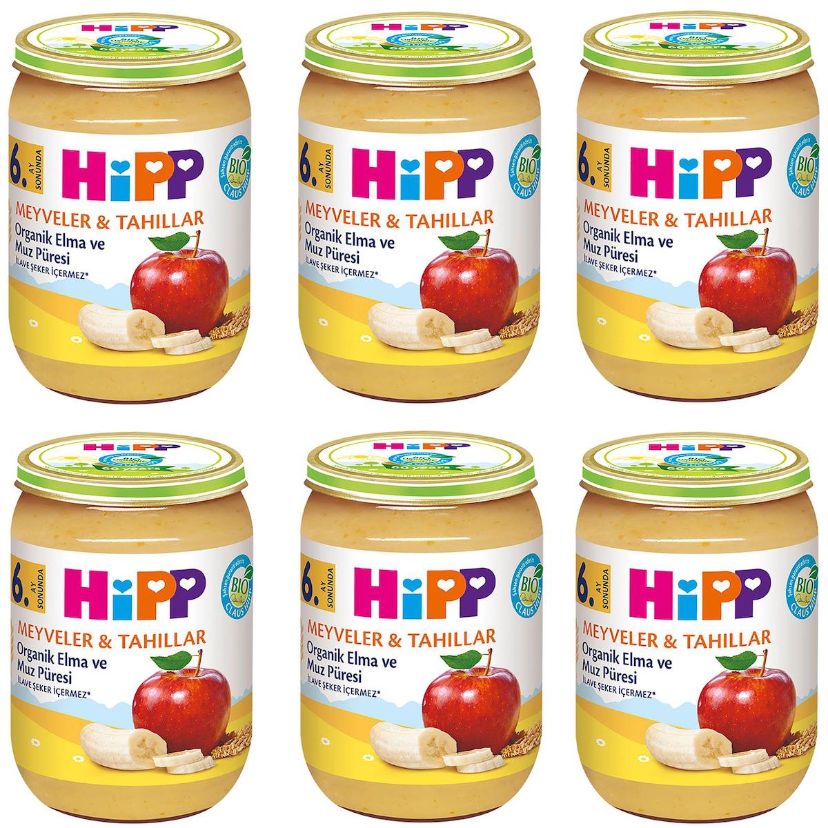 Hipp Tahıllı Organik Meyveli Kavanoz Maması 190 gr