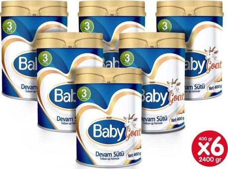 Baby Goat Keçi Sütlü Probiyotikli 2 Numara Devam Sütü 400 gr