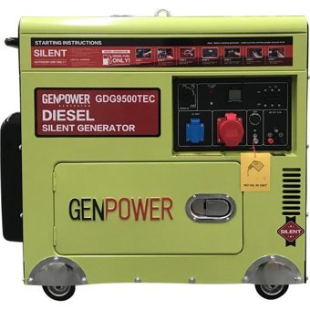Genpower GDG 9500TEC 8.8 kVA Marşlı Dizel Sessiz Jeneratör