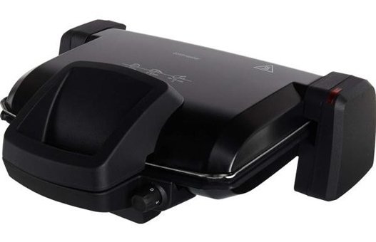 Goldmaster GM-7456S 6 Dilim Döküm Çıkartılabilir Plaka Çift Taraflı Siyah Izgaralı Mini Tost Makinesi