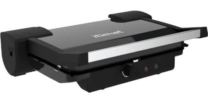 İtimat 1080 Pro 6 Dilim Granit Çıkartılabilir Plaka Tek Yönlü Siyah Izgaralı Tost Makinesi