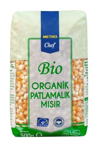 Metro Chef Bio Organik Patlamatlık Mısır 500 gr