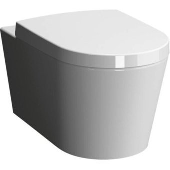Vitra Nest Rım-Ex 5176B003-0559 54 cm Seramik Kanallı Arkadan Çıkışlı Asma Klozet Beyaz