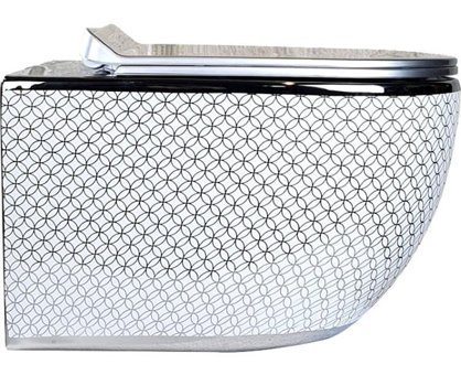 Pure WH-750N 36 cm Seramik Kanallı Arkadan Çıkışlı Asma Klozet Gri