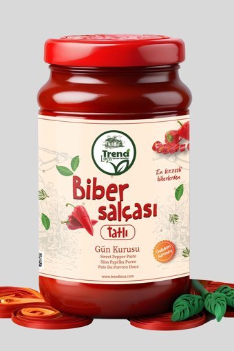 Trend Loca Organik Hatay Tatlı Biber Salçası 600 gr
