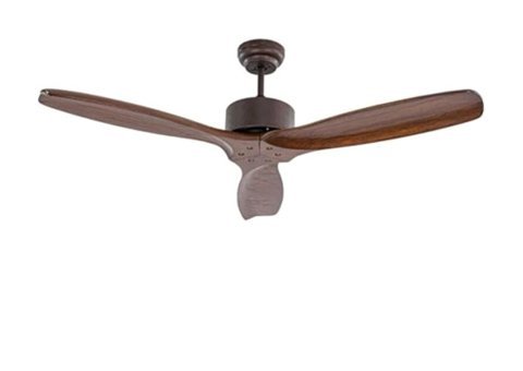 Alsanfan Hardwood Kumandalı Ahşap 3 Kanatlı Koyu Kahverengi Tavan Vantilatörü