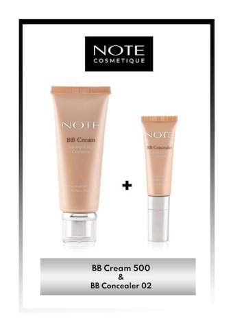 Note Bb Cream 500 Doğal Kapatıcı Spf 15 Bb Krem & Bb Concealer 02 Spf 15 Göz Altı Kapatıcısı Makyaj Seti