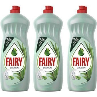 Fairy Aloe Vera Kokulu Losyonlu Sıvı El Bulaşık Deterjanı 3x750 ml